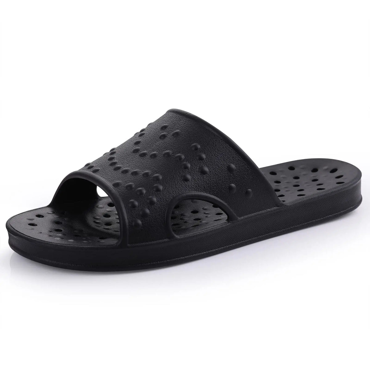 【Back to School Shevalues Quick Drying Shower Shoes for Women Men with Arch Support | Lightweight Pool Slides with Drain Holes Comfortable Beach Slipper Sandals for Gym College Dorms