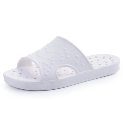 【Back to School Shevalues Quick Drying Shower Shoes for Women Men with Arch Support | Lightweight Pool Slides with Drain Holes Comfortable Beach Slipper Sandals for Gym College Dorms