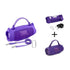 Fadaiqi Silicone Protective Case with Shoulder Strap for JBL Charge 6 Waterproof Portable Bluetooth Speaker - Soft, Drop-Proof Sleeve for Outdoor Party Use (Includes Case and Speaker)