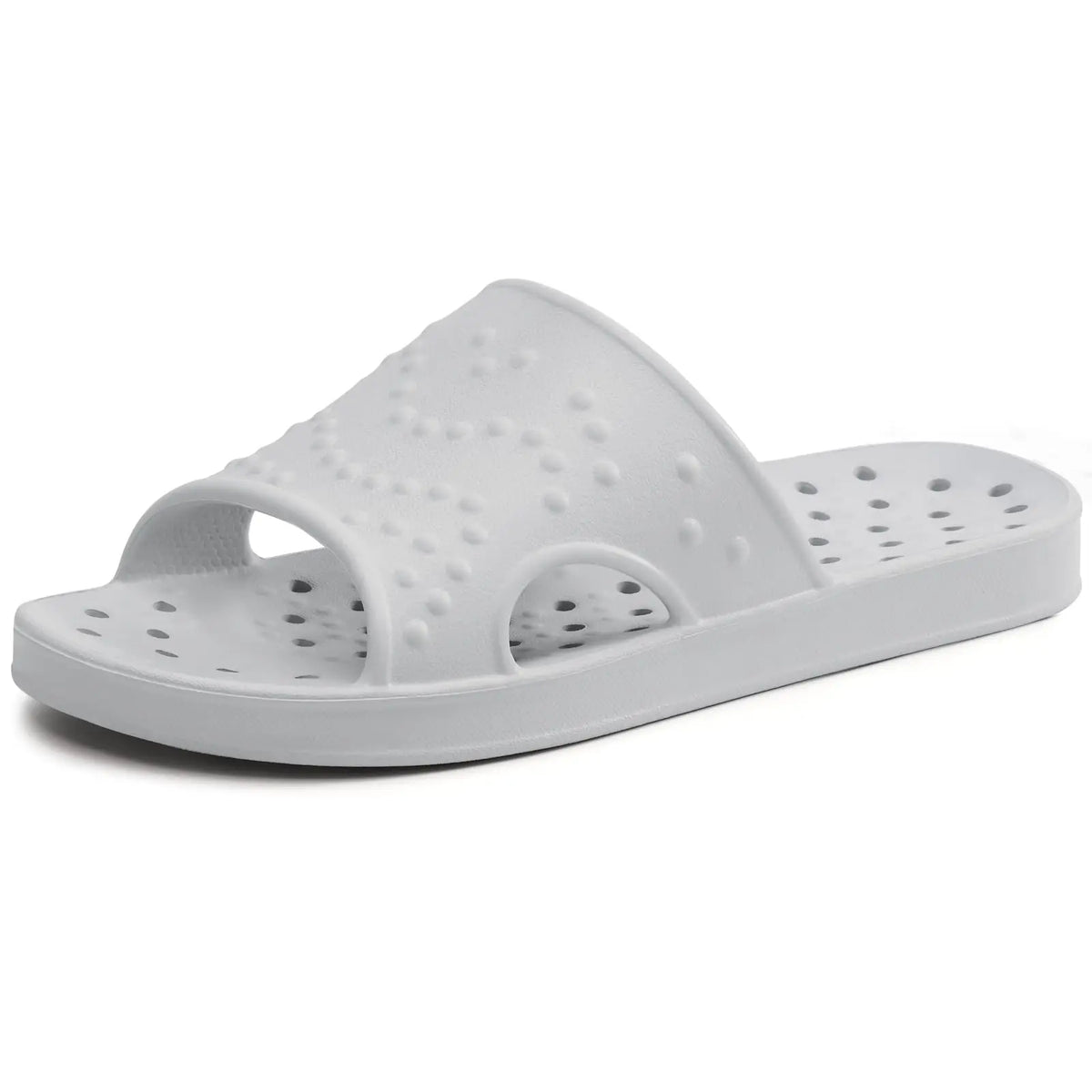 【Back to School Shevalues Quick Drying Shower Shoes for Women Men with Arch Support | Lightweight Pool Slides with Drain Holes Comfortable Beach Slipper Sandals for Gym College Dorms